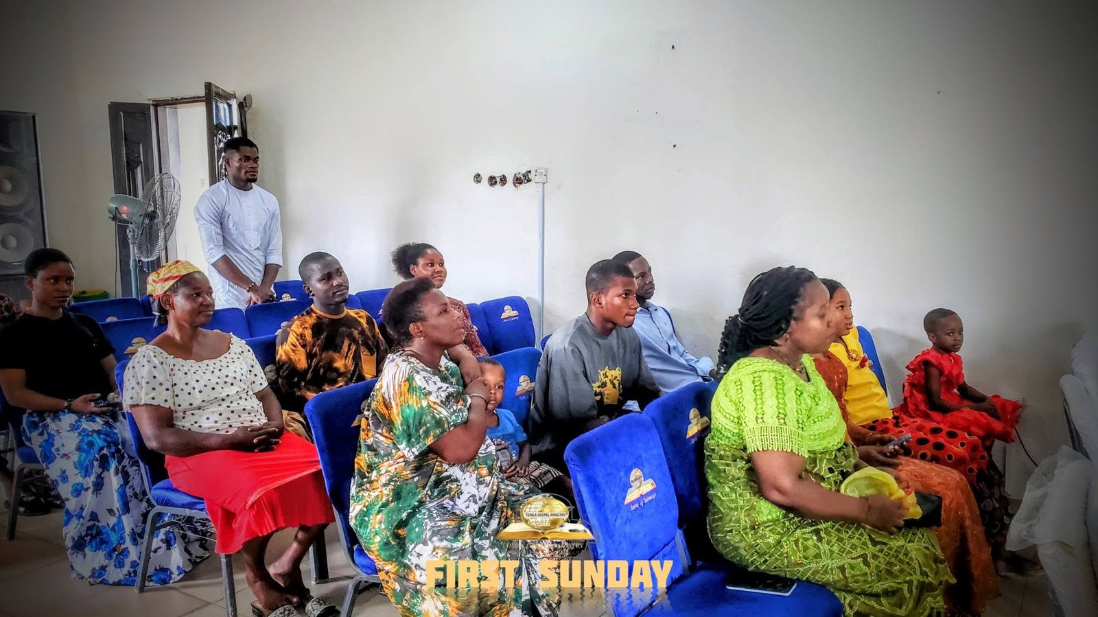 Congregation worshipping together at Tehila Gospel Ministries